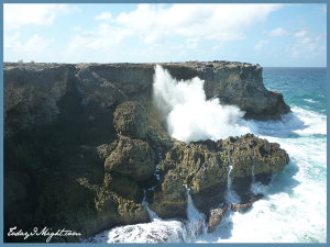 todayimight.com | Barbados | Animal Flower Cave | Waves