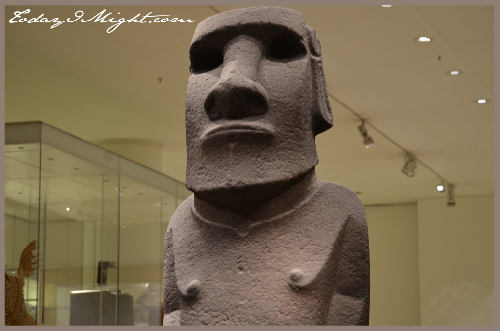 todayimight.com | London | British History Museum | Easter Island Moai