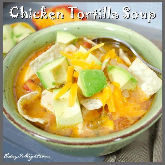 todayimight.com | Chicken Tortilla Soup Recipe