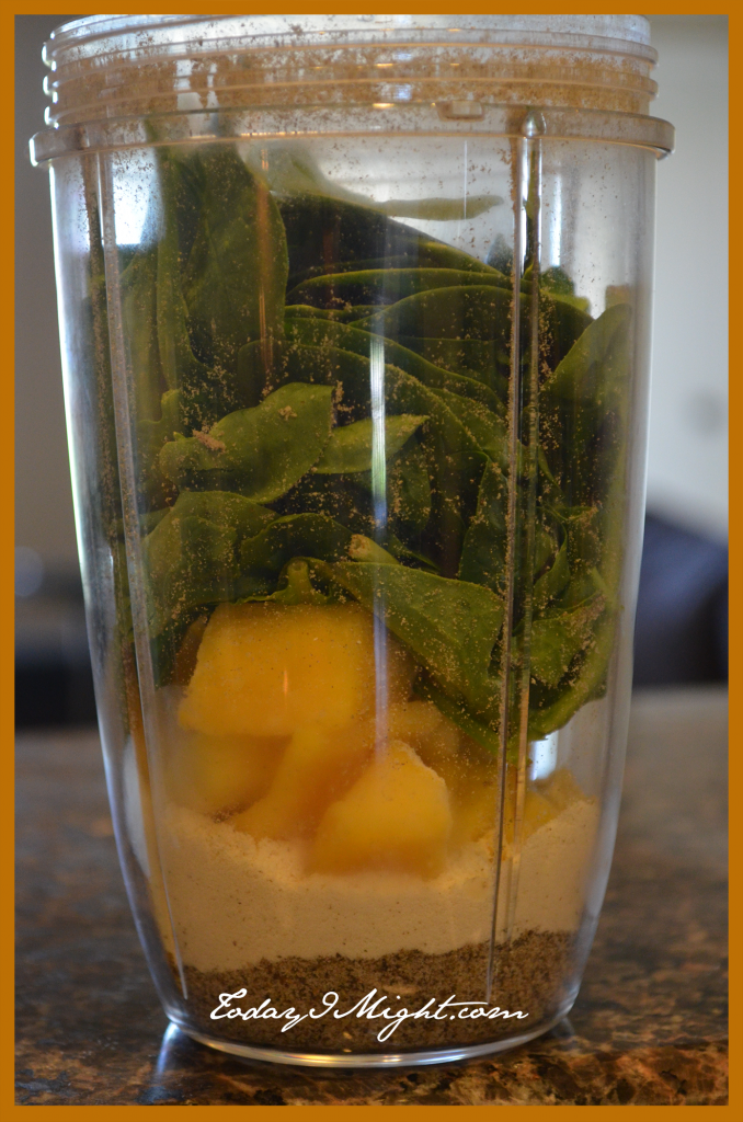 todayimight.com | Mango Spinach Smoothie | Mixed
