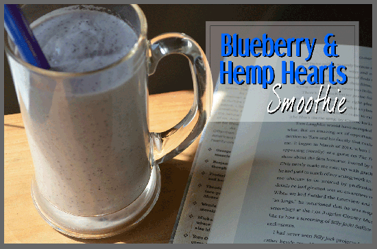 todayimight.com | Blueberry and Hemp Hearts Smoothie