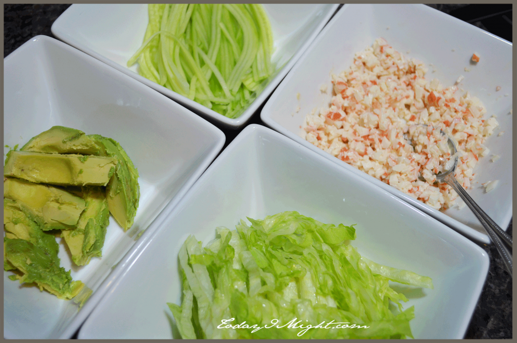 todayimight.com | California Summer Roll | Ingredients