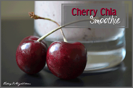 todayimight.com | Cherry Chia Smoothie