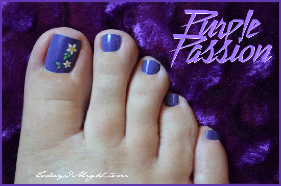 todayimight.com | Purple Passion Pedicure
