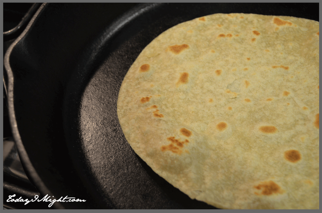 todayimight.com | Curried Chicken Roti | Roti Bread Cooking
