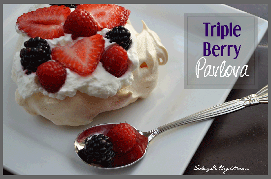 todayimight.com | Triple Berry Pavlova