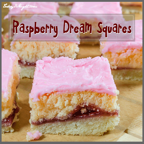 todayimight.com | Raspberry Dream Squares Recipe
