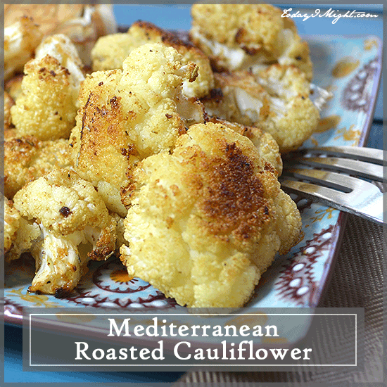 todayimight.com | Plate of Mediterranean Roasted Cauliflower